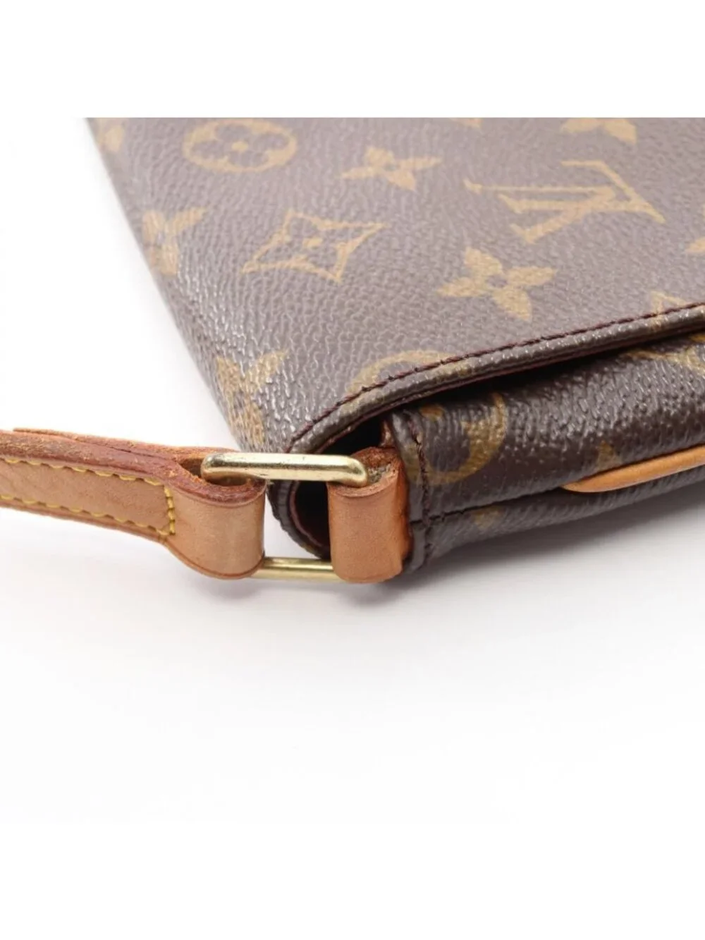 Louis Vuitton Shoulder Bag Musette Tango Long Strap Monogram Canvas Leather